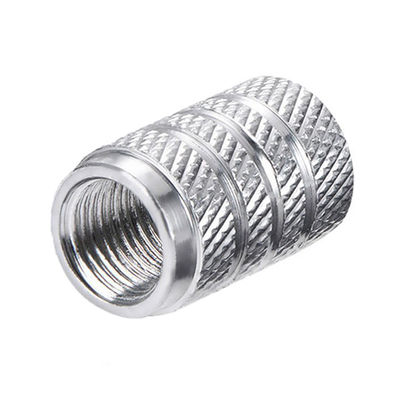 CNC Precision Fabrication Parts Zinc Plated CNC Machining Knurling Parts