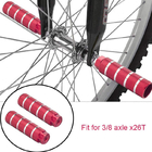 Bike BMX Pegs Aluminum Alloy Anti Skid Lead Foot For Mountain Cycling Rear Stunt Fit 3/8 Inch Axles
